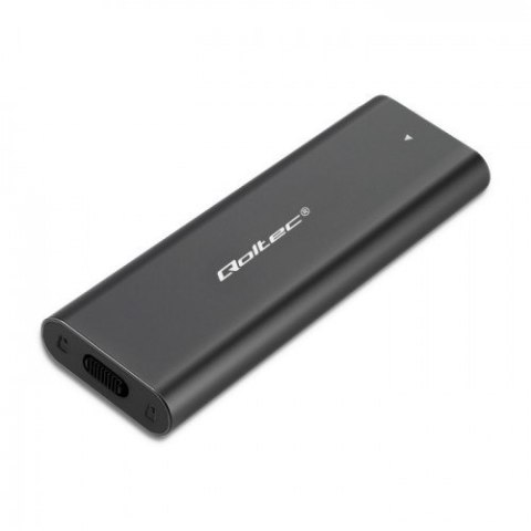 Qoltec QOLTEC OBUDOWA DO DYSKÓW KIESZEŃ M.2 SATA SSD | NGFF | USB TYP C