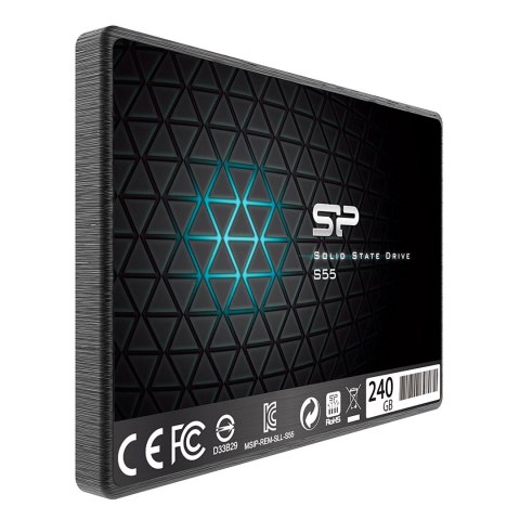 Silicon Power Dysk SSD Silicon Power S55 240GB 2,5" SATA III 550/450 MB/s (SP240GBSS3S55S25)
