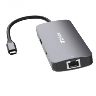 Verbatim Verbatim CMH-05 USB Type-C 5000 Mbit/s Srebrny