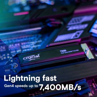 Crucial Dysk SSD T500 4TB M.2 NVMe 2280 PCIe 4.0 7000/6900 Radiator