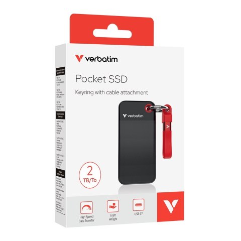 Verbatim Verbatim Pocket SSD USB 3.2 Gen 2 2TB