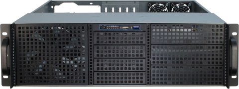 Inter-Tech Inter-Tech 3U-30248 Stojak Czarny, Stal nierdzewna