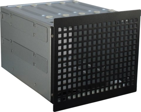 Inter-Tech Inter-Tech 3U-30248 Stojak Czarny, Stal nierdzewna