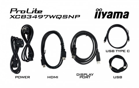 IIYAMA Monitor 34 cale XCB3497WQSNP-B1 + Norton Small Business card 250G PL
