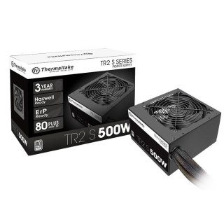 Thermaltake Zasilacz TR2 S Black 500W (80+ 230V EU, 2xPEG, 120mm, Single Rail)