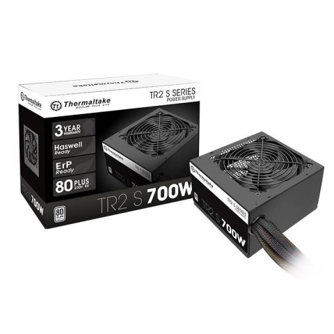 Thermaltake Zasilacz TR2 S Black 700W (80+ 230V EU, 2xPEG, 120mm, Single Rail)