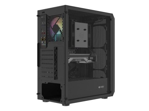 Fury Obudowa Fury Shobo SH4 RGB Midi Tower z oknem Czarna