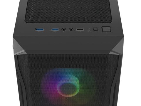 Fury Obudowa Fury Shobo SH4F RGB Midi Tower z oknem Czarna