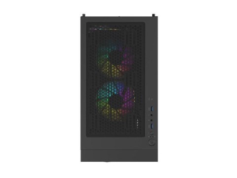 Natec Obudowa Genesis Diaxid 605 ARGB MIDI TOWER USB-C Czarna