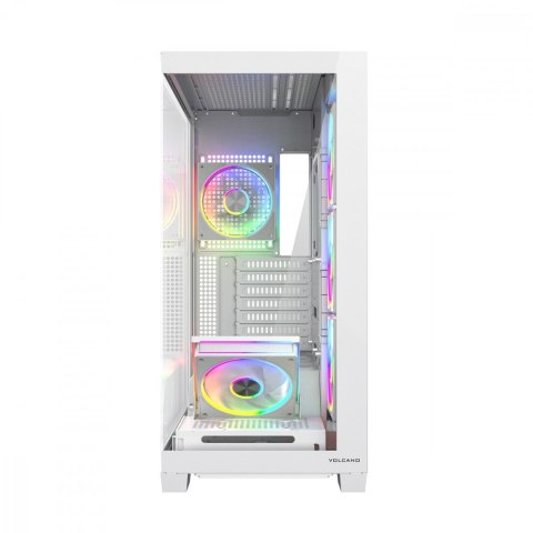 MODECOM Obudowa PC VOLCANO STELLAR PLUS ARGB MIDI 5F Biała