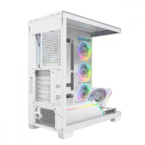 MODECOM Obudowa PC VOLCANO STELLAR PLUS ARGB MIDI 5F Biała