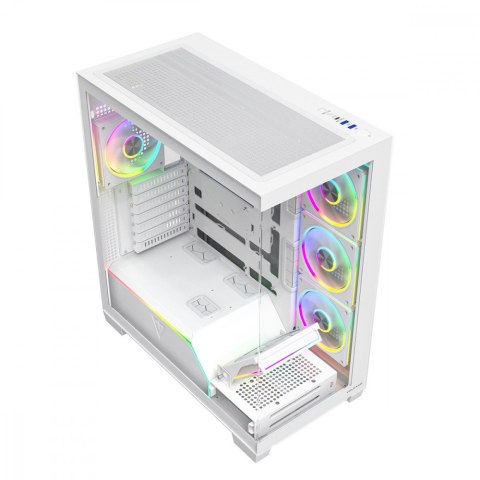 MODECOM Obudowa PC VOLCANO STELLAR PLUS ARGB MIDI 5F Biała