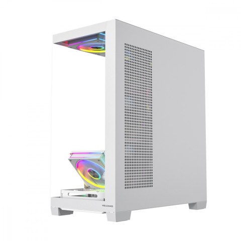 MODECOM Obudowa PC VOLCANO STELLAR PLUS ARGB MIDI 8F Biała