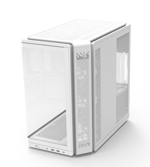 Zalman Obudowa P60 Mid-Tower 5x ARGB fans biała
