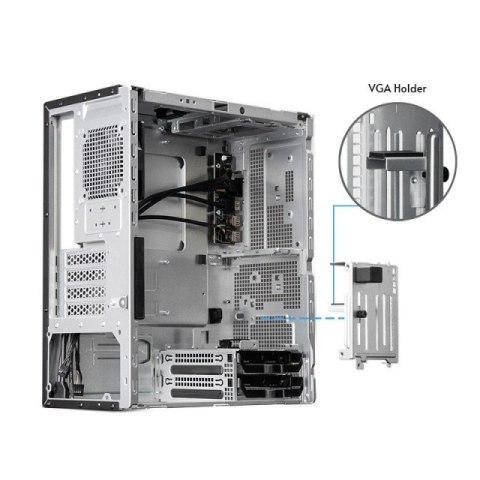 Chieftec Obudowa BS-20B-OP Mini Tower czarna