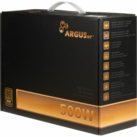 Inter-Tech Zasilacz Inter-Tech ArgusNT BPS-500 - 500 W - 100 - 240 V - 47 - 63 Hz - 7/3,5 A - 100 W - 420 W