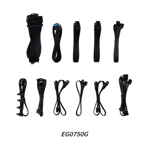 LIAN LI Zasilacz Lian Li EDGE EG750 80 PLUS Gold Netzteil, PCIe 5.1, ATX 3.1 - 750 Watt, schwarz