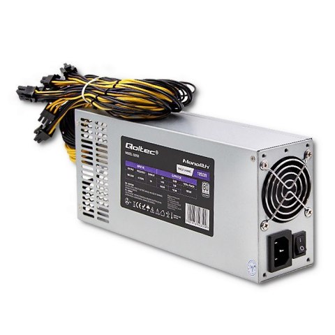 Qoltec Zasilacz Qoltec 50350 1850W Szary