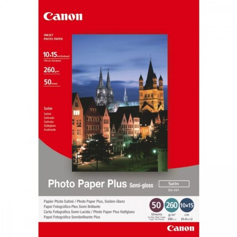 Canon Papier Canon SG-201 półbłyszczący Photo Paper Plus 10x16 50 arkuszy 1686B015