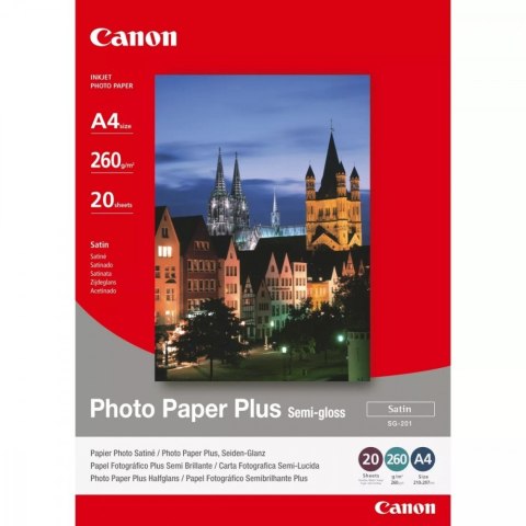 Canon Papier Canon SG-201 półbłyszczący Photo Paper Plus A4 20 arkuszy 1686B021