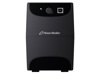 PowerWalker Zasilacz awaryjny UPS LINE-INTERACTIVE 850VA 2X 230V PL OUT, RJ11 IN/OUT, USB