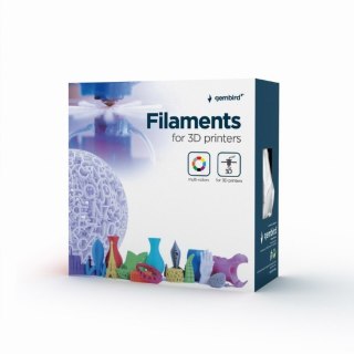 Gembird Filament drukarki 3D ABS/1.75 mm/1kg/biały