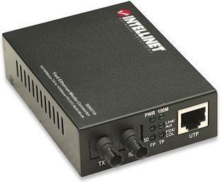 Intellinet Konwerter 10/100Base-TX RJ45/1000Base-FX (MM ST) 2km 1310nm