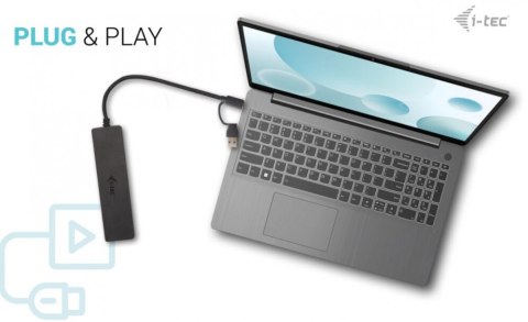 I-tec Hub USB-A/USB-C Metal 2x USB 3.0 + 2x USB-C (10 Gbps)