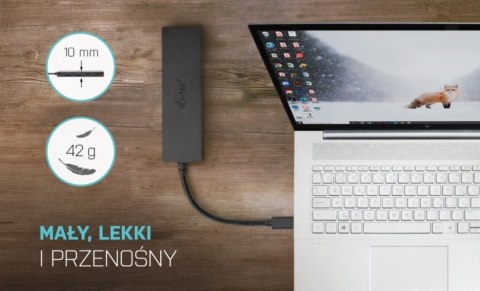 I-tec Hub USB-A/USB-C Metal 2x USB 3.0 + 2x USB-C (10 Gbps)