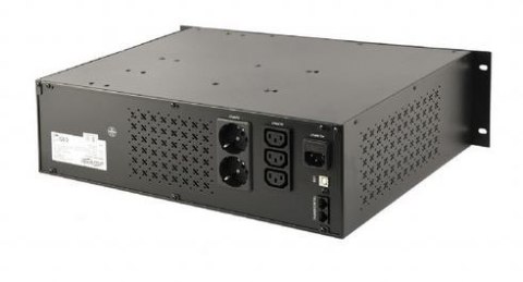 Gembird Zasilacz awaryjny UPS 2000VA Line-In 2xC13 2xSchuko USB