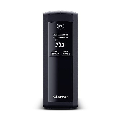 CyberPower Zasilacz awaryjny UPS VP1200EILCD 1200VA/720W AVR/LCD/8xC13/RJ11/RJ45