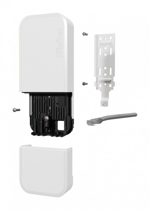 MikroTik Zewnętrzny punkt dostępowy wAP ax Wi-Fi 6 AX3000, 2x GE, PoE IN, wAPG-5HaxD2HaxD