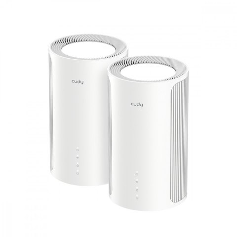 Cudy Router M11000 (2-pak) 2,5G Tri-Band Wi-Fi 7 Mesh Solution