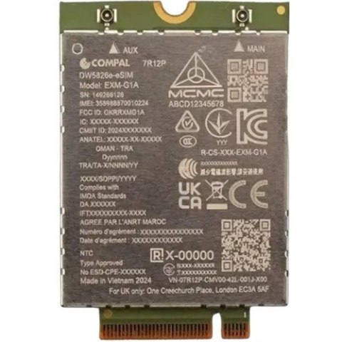 Dell Modem sieci bezprzewodowej 4G DW5826E