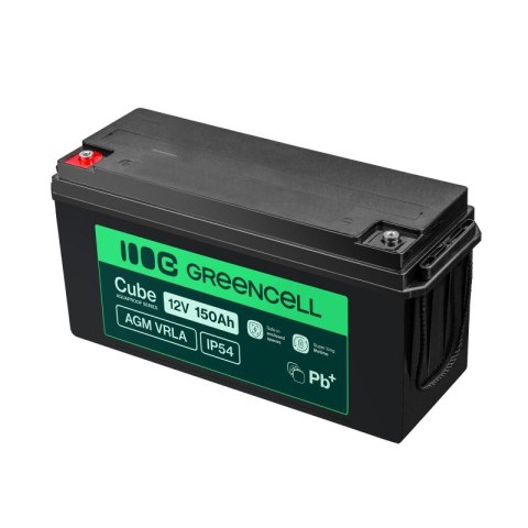 Green Cell Akumulator AGM VRLA 12V 150Ah IP54