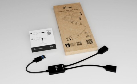 I-tec HUB USB-A Cable 2 port (2x USB-A)