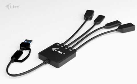 I-tec HUB USB-C/USB-A Cable 4 port (2x USB-C 2x USB-A)