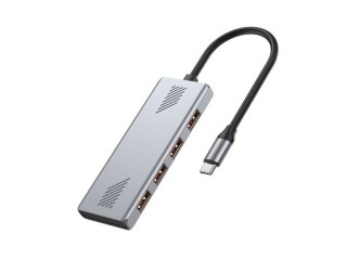 Gembird HUB USB 3.2 (Gen 2) typu C, 4 porty USB-A