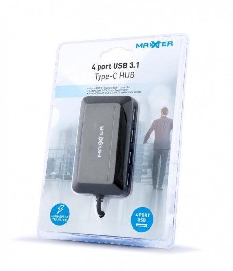 Gembird HUB USB-C 4xUSB 3.1