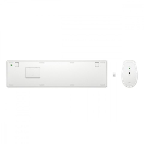 HyperX Zestaw klawiatura i mysz 650 bezprzewodowy biały 4R016AA#ABB