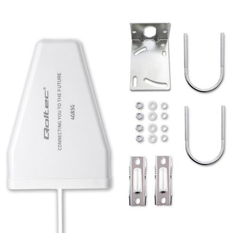 Qoltec Antena 4G 5G LTE | 9dBi | kierunkowa | zewnętrzna | N female | wodoodporna | 3m