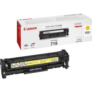 Canon Canon CRG-718 Y kaseta z tonerem 1 szt. Oryginalny Żółty