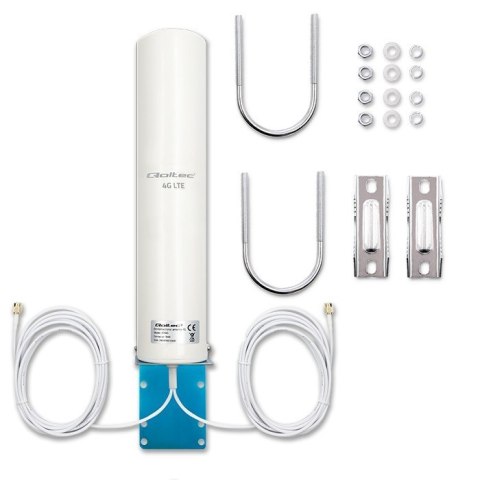 Qoltec Antena 4G LTE DUAL | 12dBi | dookólna | zewnętrzna