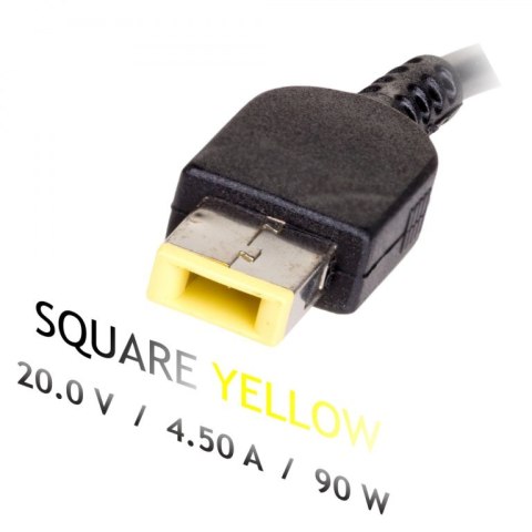 Akyga Zasilacz Akyga AK-ND-42 do notebooka (20 V; 4,5 A; 90W; Slim Tip, Square yellow )