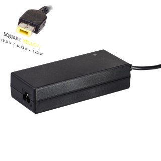 Akyga Zasilacz sieciowy Akyga AK-ND-52 do notebooka IBM, Lenovo (19,5 V; 6,15 A; 120W; Slim Tip, Square yellow )