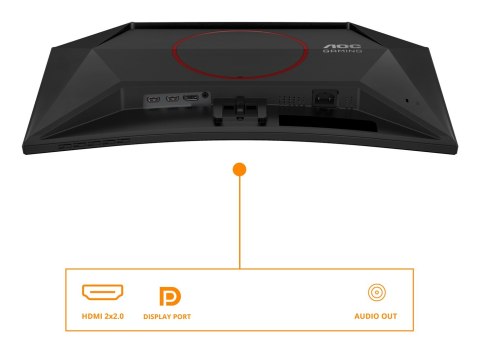 AOC MONITOR AOC LED 23,6" C24G42E 180Hz