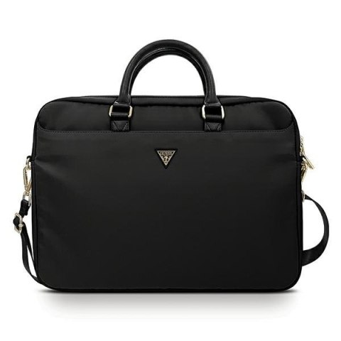 GUESS Torba do notebooka 16 cali GUCB15NTMLBK logo czarna
