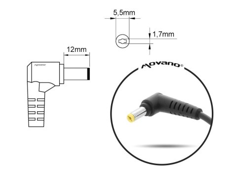 Mitsu Ładowarka/zasilacz 19V 2.37A (5.5x1.7) - Acer 45W