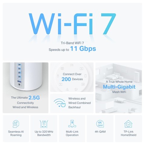 TP-LINK Router Deco BE65(3-pack) System WiFi 7