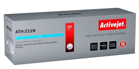 Activejet Activejet ATH-211N Toner (zamiennik HP 131A CF211A, Canon CRG-731C; Supreme; 1800 stron; niebieski)